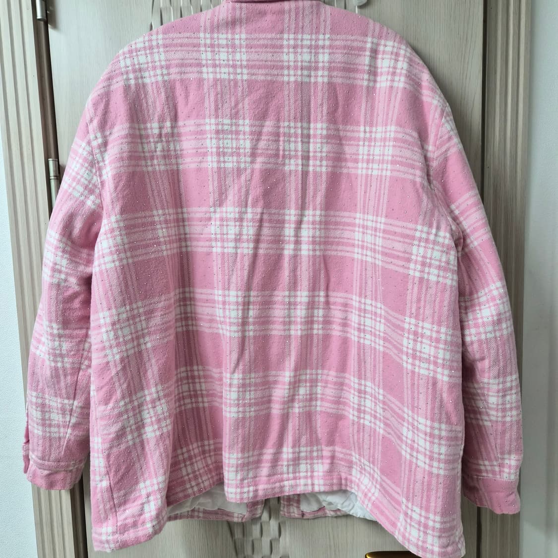 미우미우 큐빅 플래드 누빔자켓 F 상품이미지5