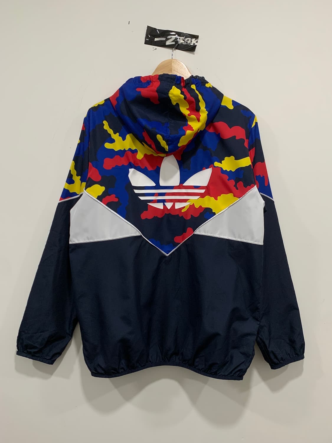 (빈티지)Adidas 아디다스 빅 트레포일 멀티 카모 윈드브레이커 상품이미지3