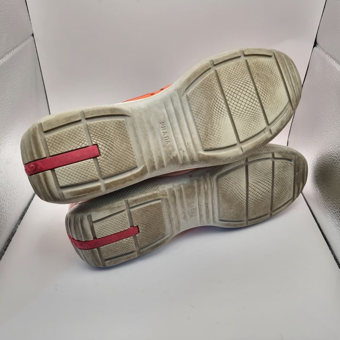 프라다 아메리칸컵 슈즈  오렌지 11.5 상품이미지6