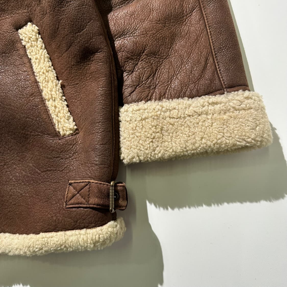 Concordia 램스킨 양가죽 시어링 무스탕 자켓 상품이미지5