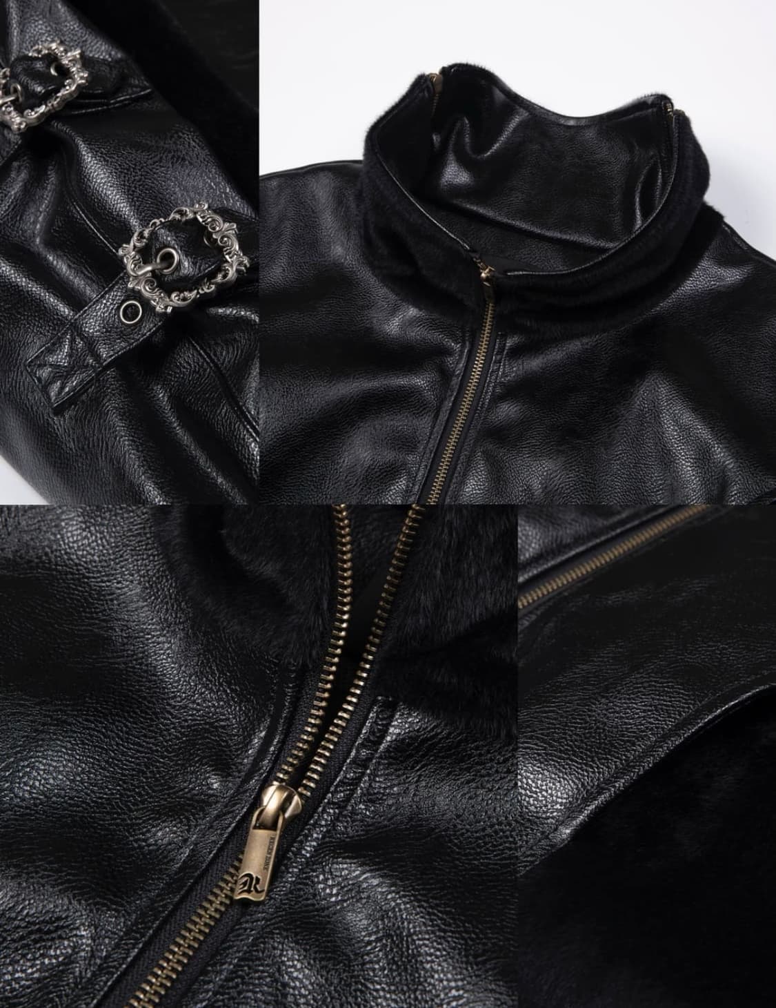 Opium Leather Buckle Rider Jacket (오피움 레 상품이미지2