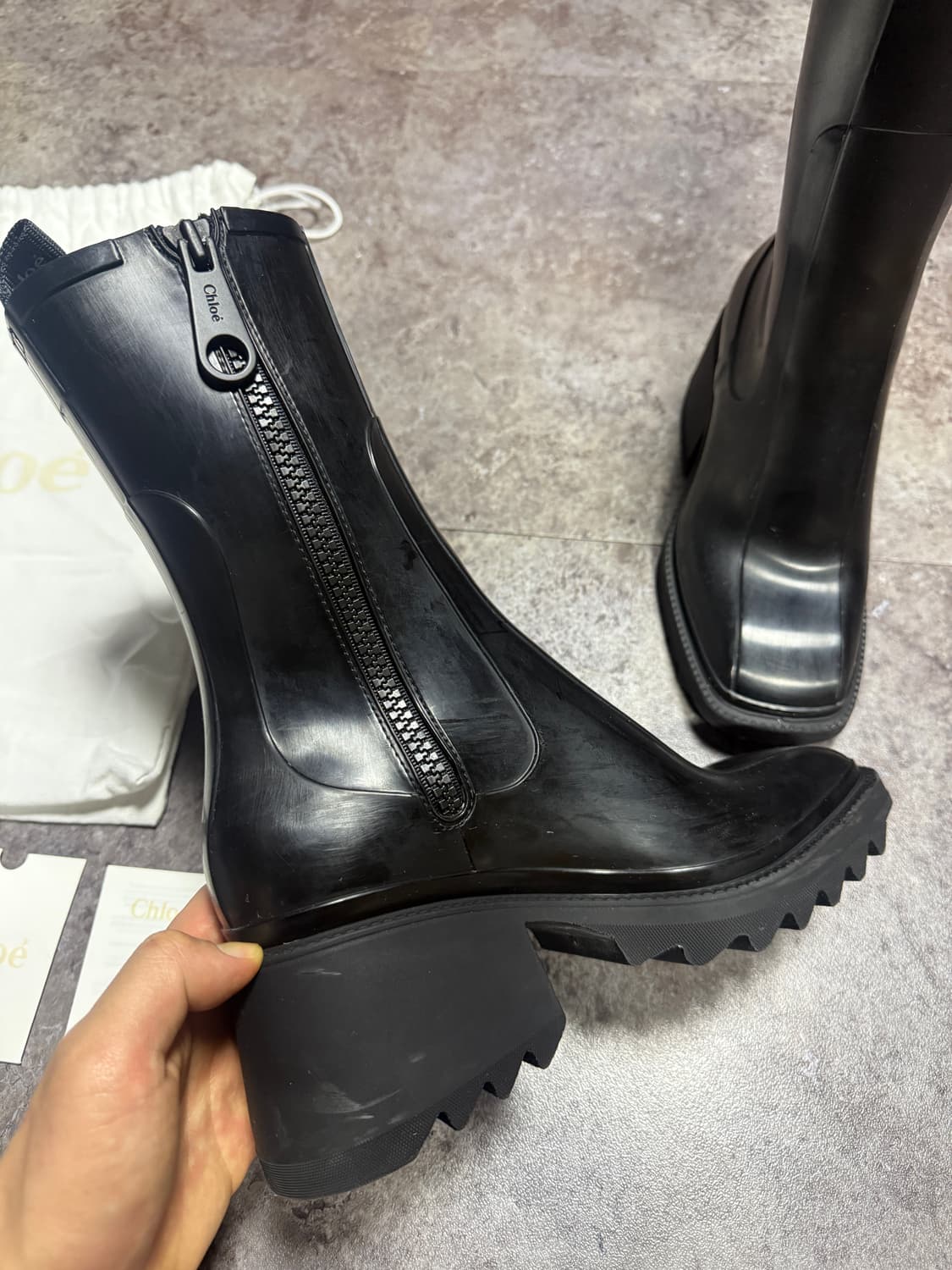 끌로에 베티 러버부츠 37 상품이미지6