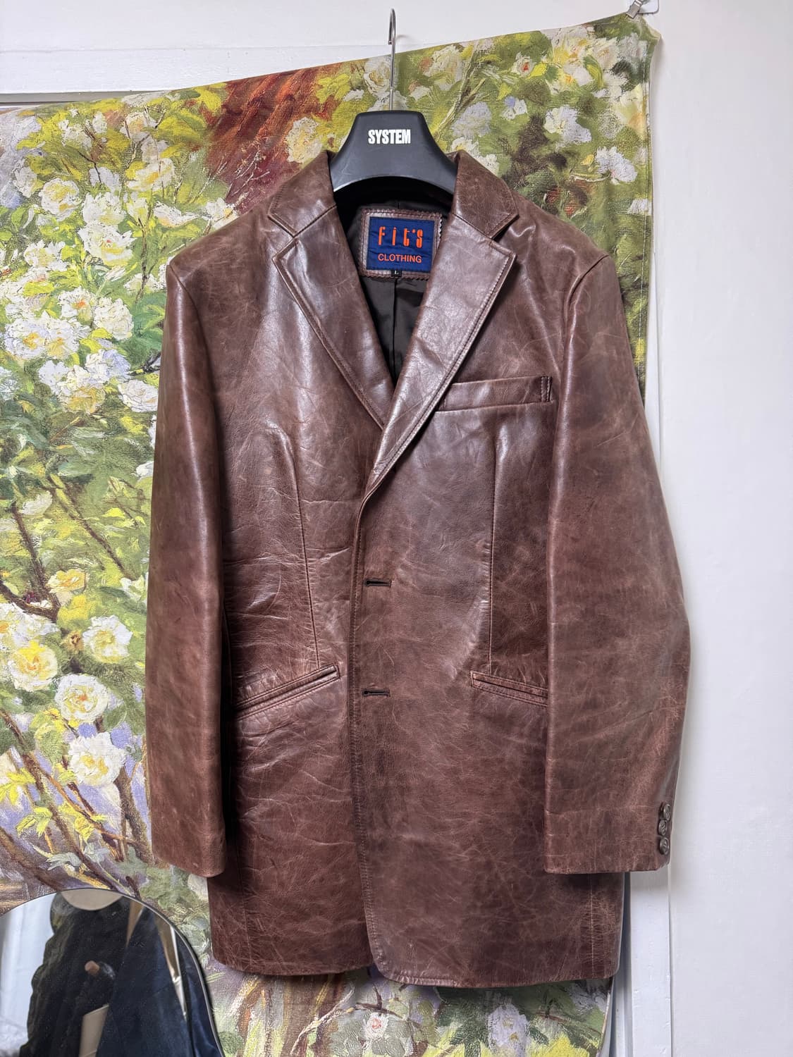 vintage/leather jacket/l 상품이미지2