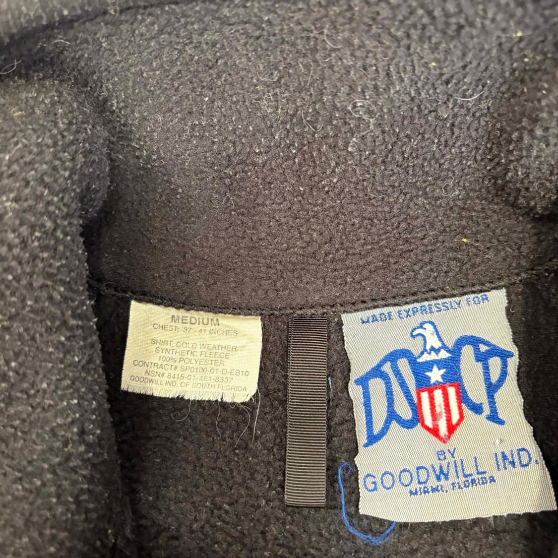 Usn fleece zip up 미해군 폴라텍 상품이미지5