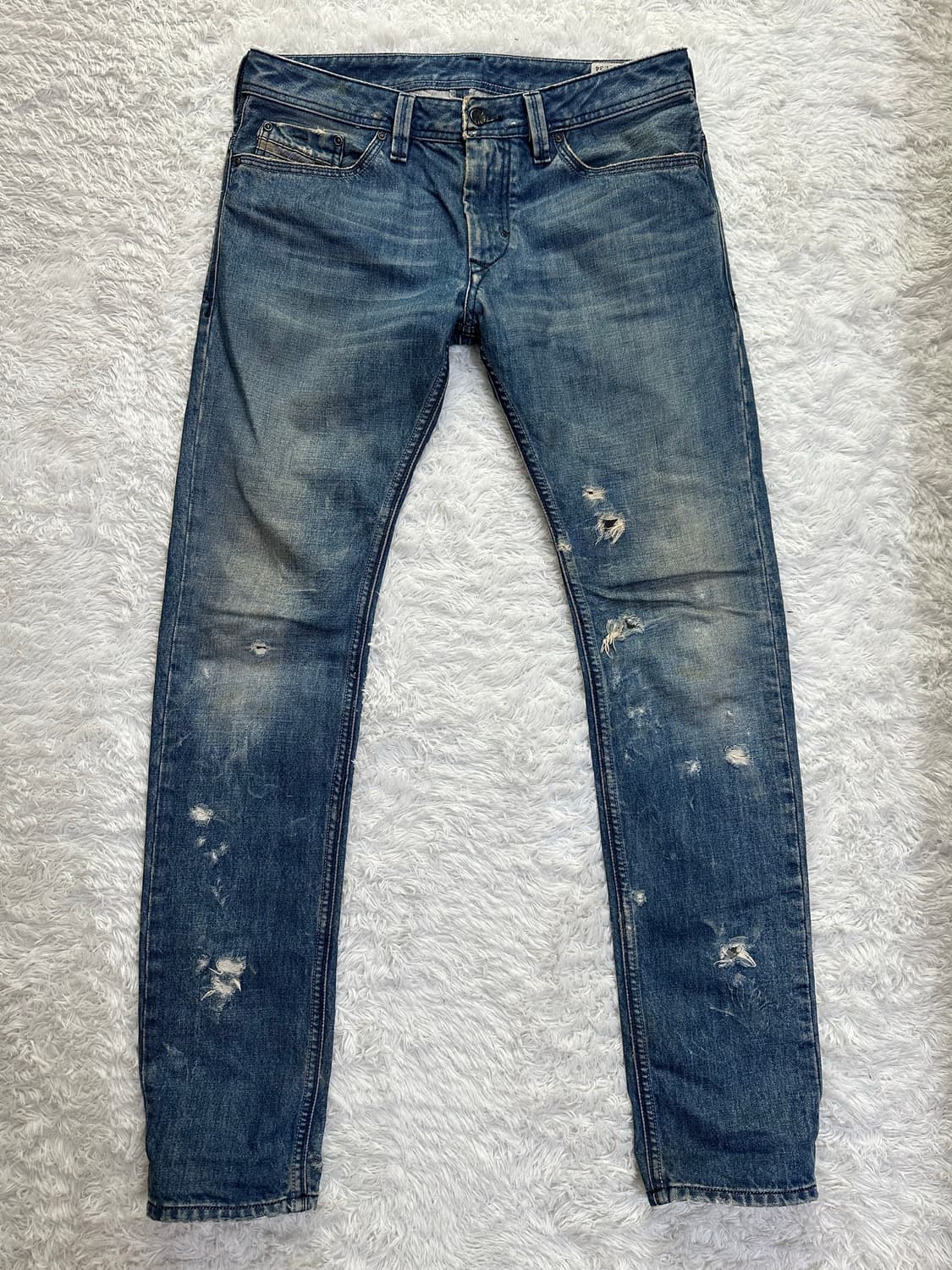 디젤 THANAZ 데미지 청바지 33사이즈 상품이미지4