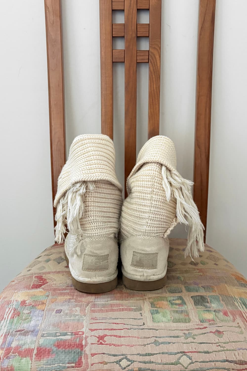 Ugg Fringe Knit Boots 상품이미지3