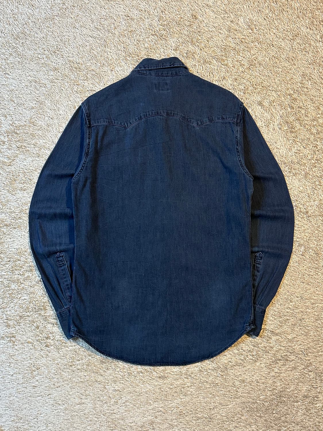 리바이스 LEVI'S 웨스턴 투포켓 데님 셔츠 진청 상품이미지3