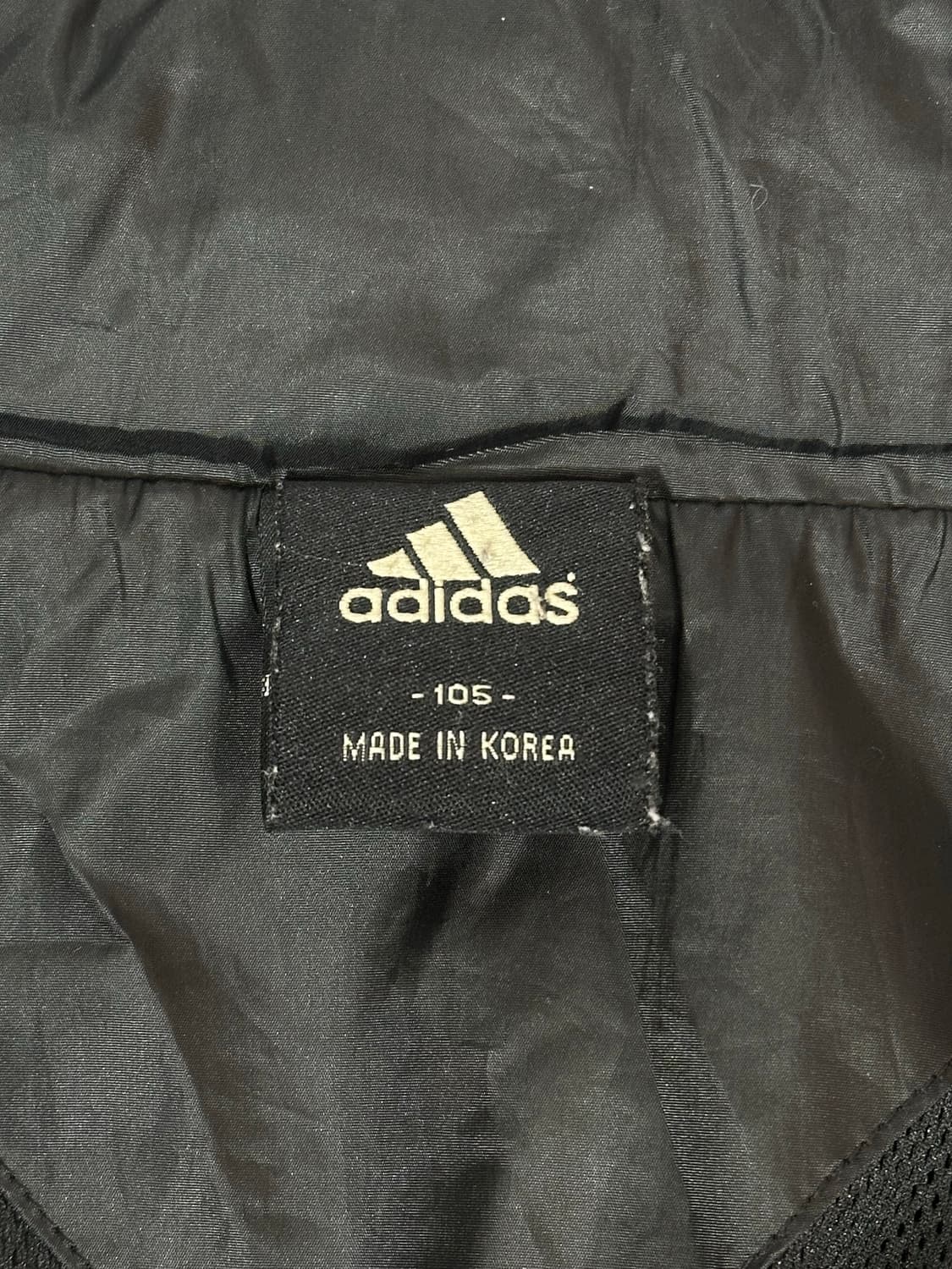 아디다스 블랙 로고 바람막이 자켓 105 상품이미지7