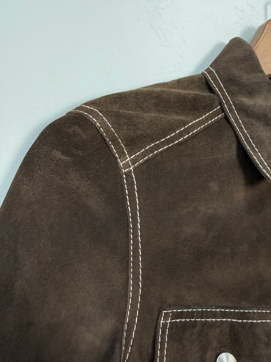 휴고보스 스웨이드 스티치 트러커 자켓 H2021 상품이미지6