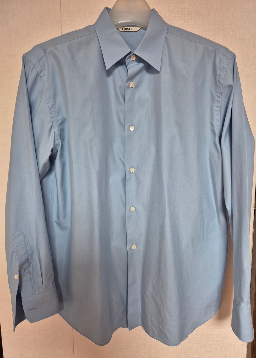 오라리 여성 WASHED FINX TWILL SHIRT 상품이미지1