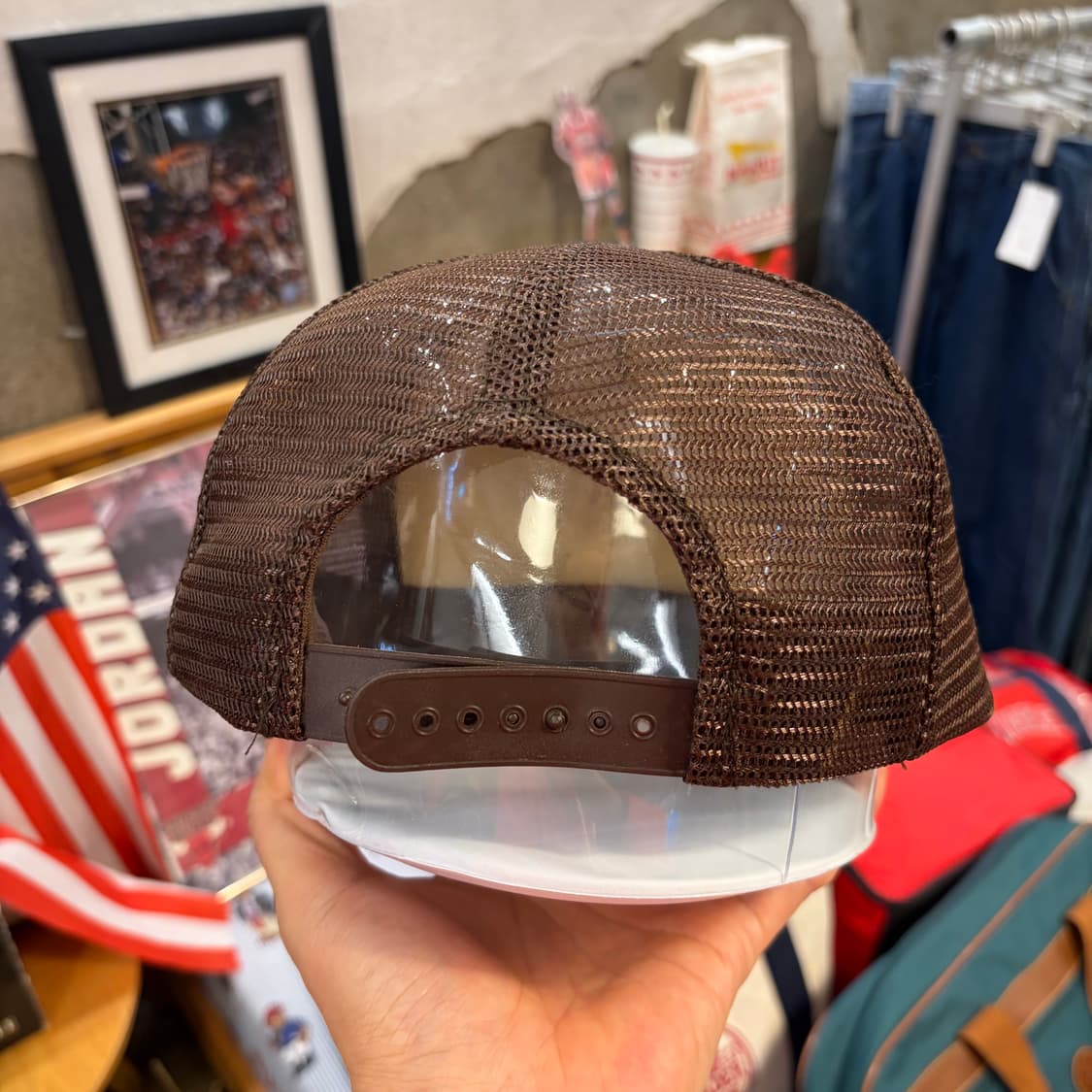 90s USA 빈티지 트러커 매쉬 볼캡 모자  상품이미지6