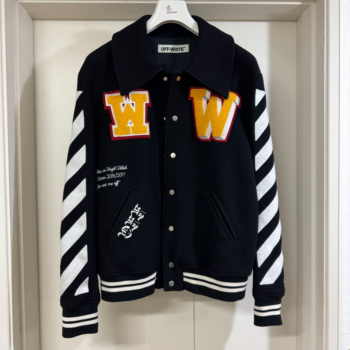 오프화이트 버질아블로 스타디움 바시티 자켓 XL  상품이미지1