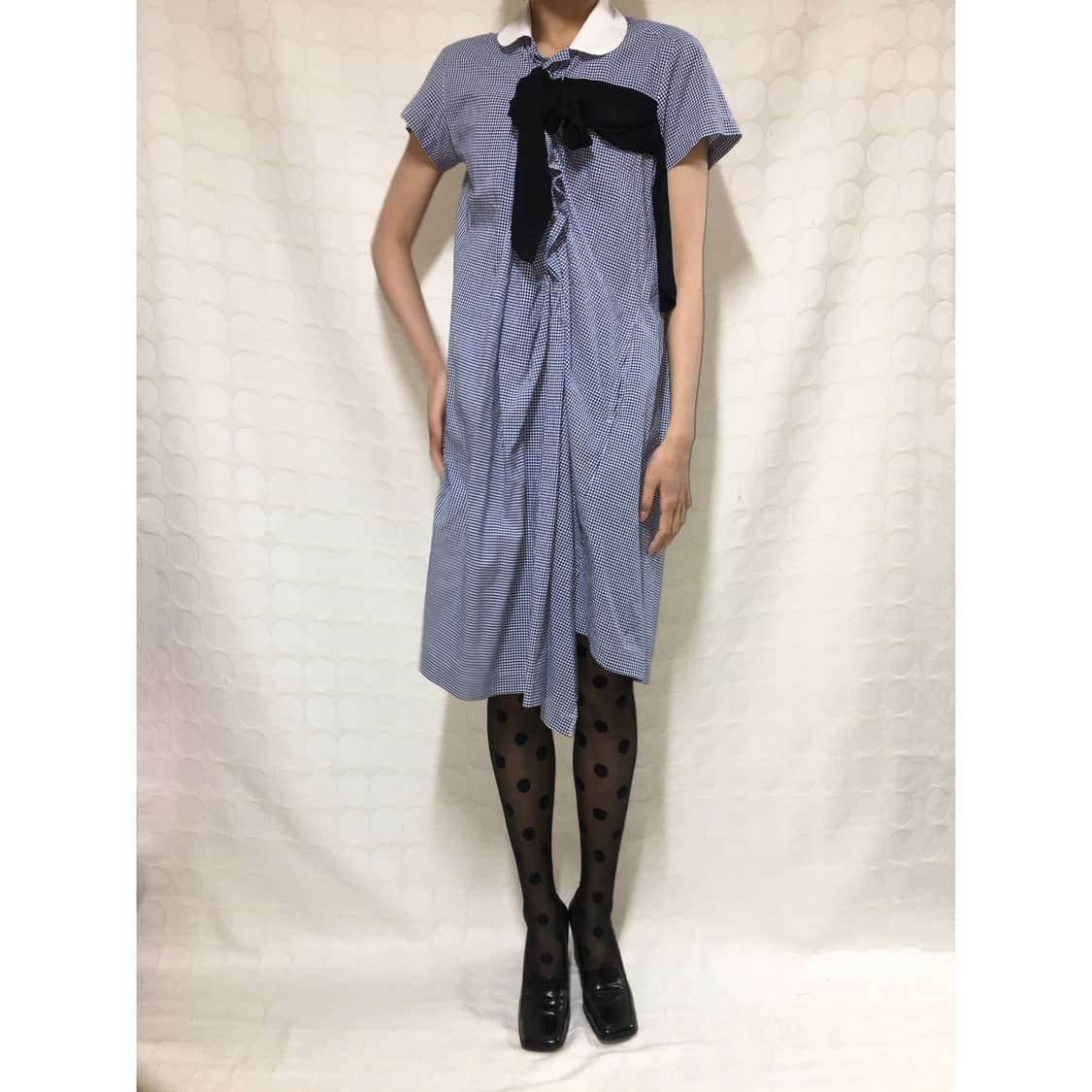 comme des garçons ad2011 체크원피스 상품이미지2
