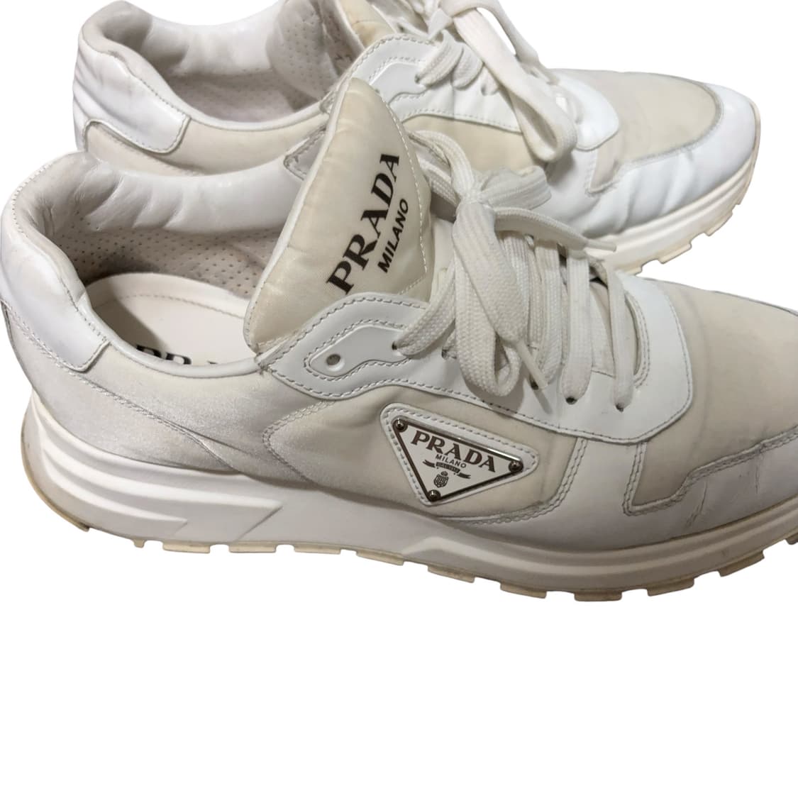 프라다 삼각로고 리나일론 레더 스니커즈 9 280 상품이미지6