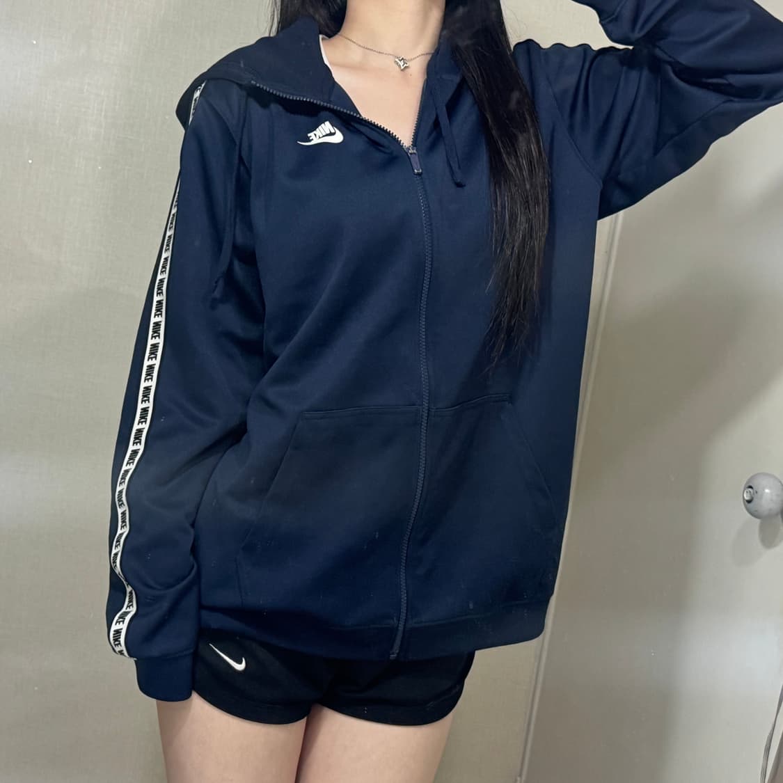 나이키 스포츠웨어 테이프 후드집업 💙 상품이미지1