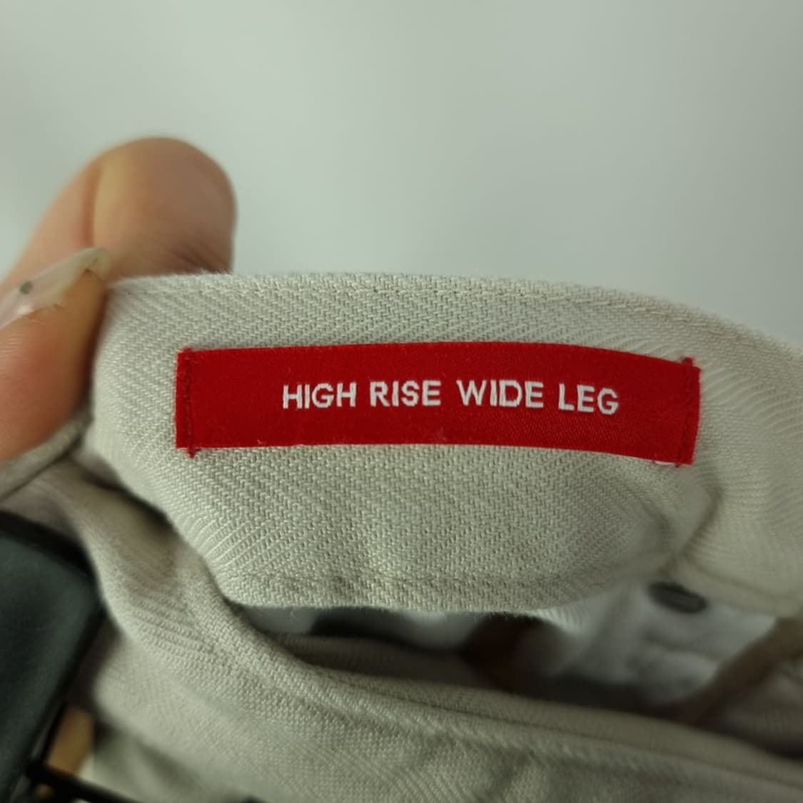 [타미힐피거] 로고 자수 와이드 코튼 팬츠 M19014 상품이미지8