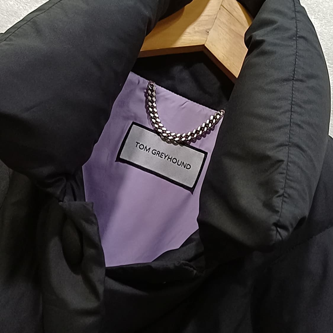 한섬 톰그레이하운드 구스 다운 숏 패딩 여성 오버 M L 사랑봉봉 상품이미지4