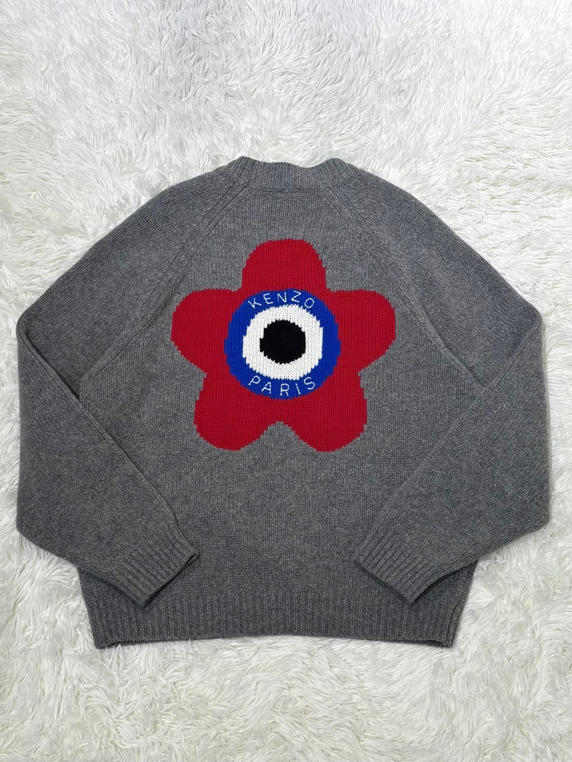 겐조 타겟 울 펄그레이 가디건 상품이미지6