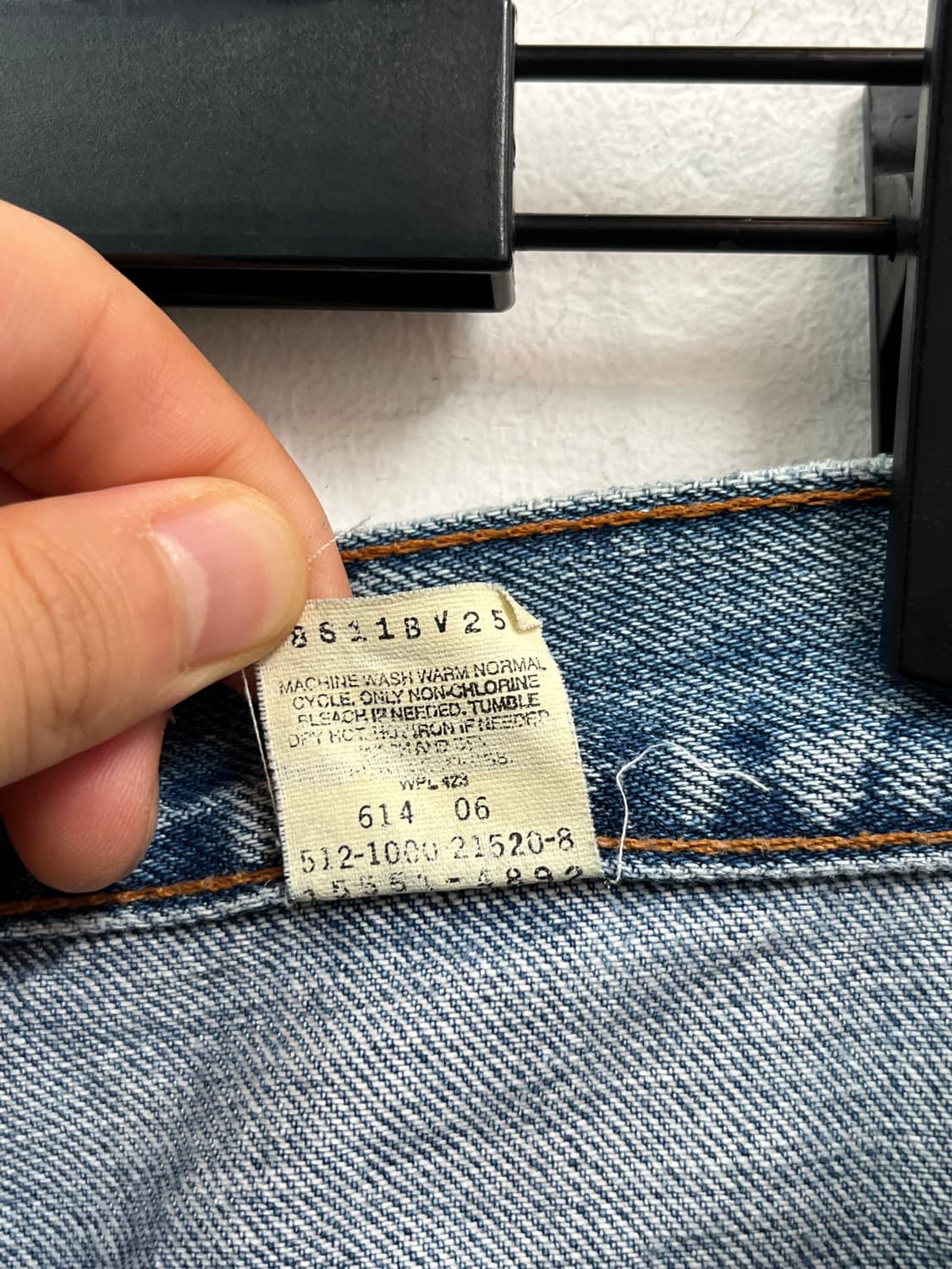 Levis 550 대미지 연청 데님 W31/M 상품이미지8