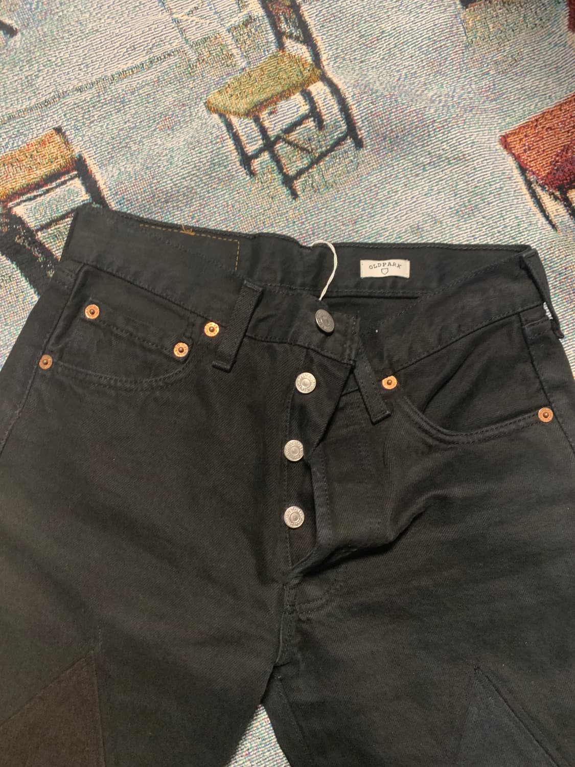 Old park 블랙 데님 상품이미지2