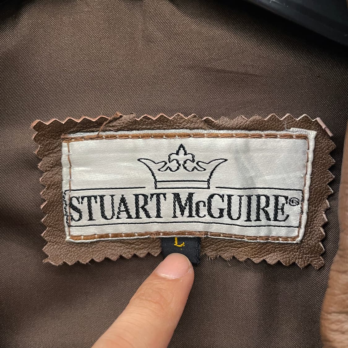 스튜어트 맥과이어 플라이트 리얼 레더 A2 자켓 상품이미지8