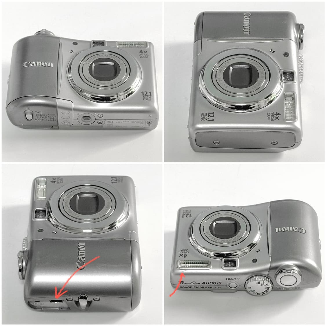 캐논 파워샷 A1100 IS 실버 빈티지디카 상품이미지3
