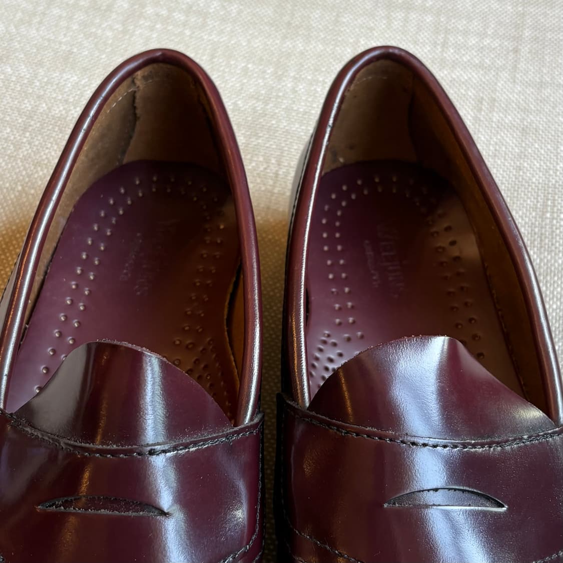 [265] G.H.BASS 위준 LOGAN 버건디 페니 로퍼 상품이미지9