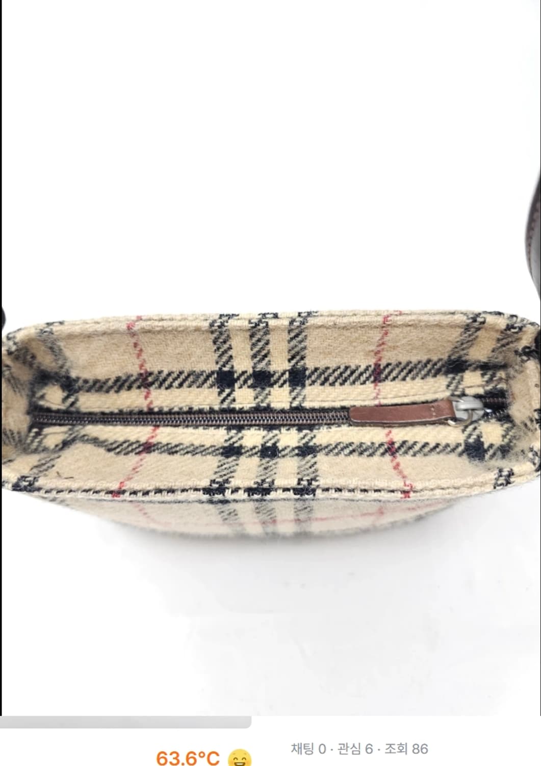 정품 버버리 체크 숄더백 상품이미지6