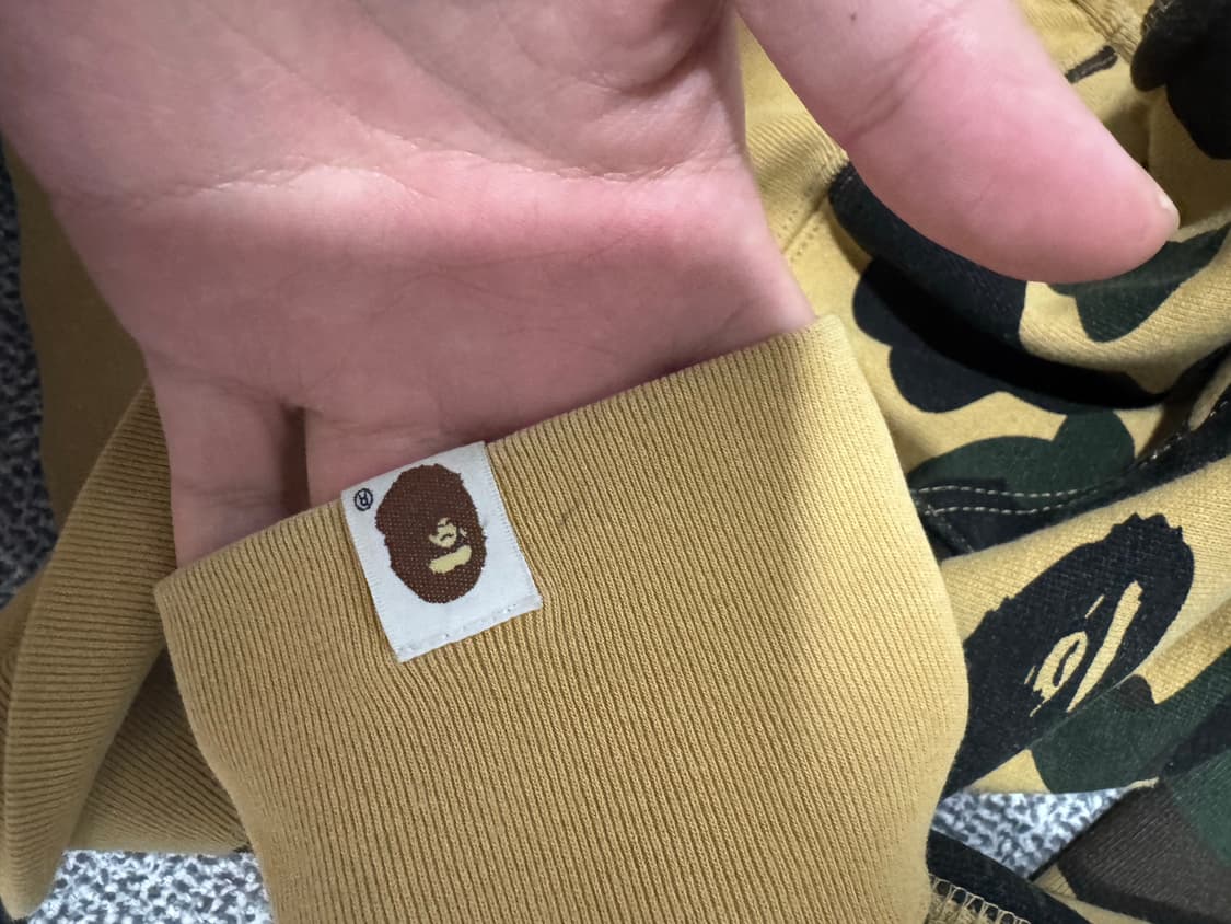 베이프 황계 후드집업 XL 상품이미지6