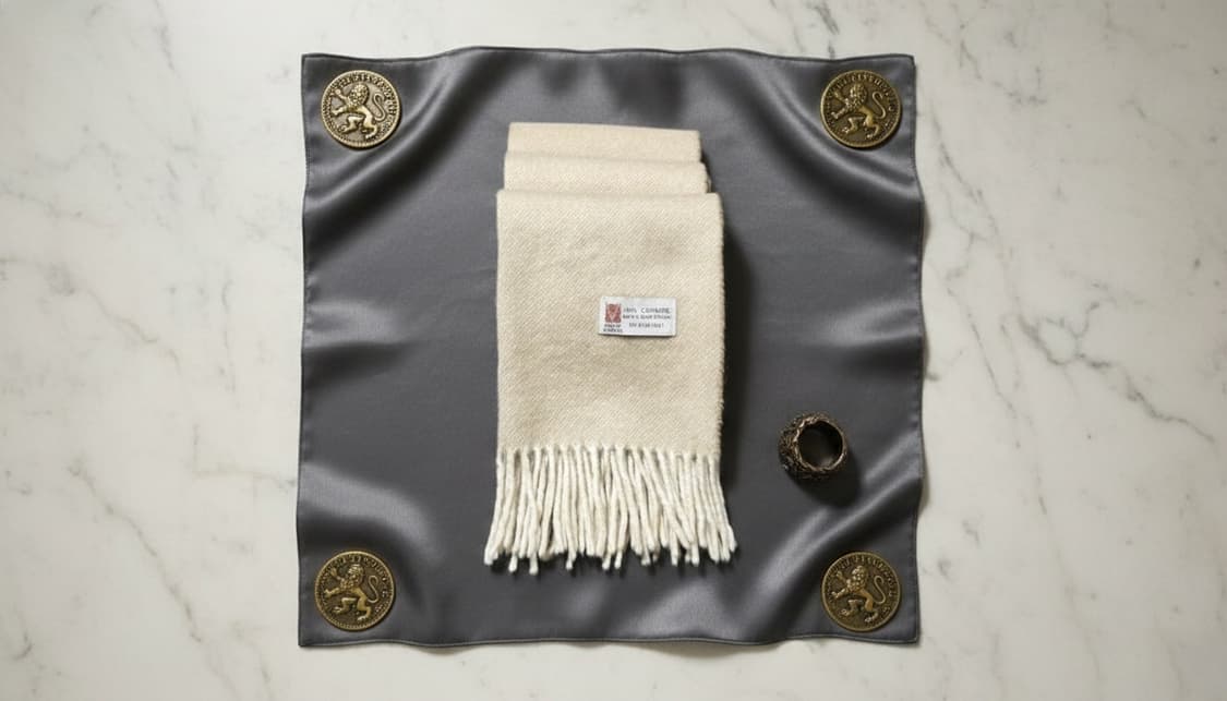 Heritage Cashmere 영국산 캐시미어100 양면 머플러 상품이미지3