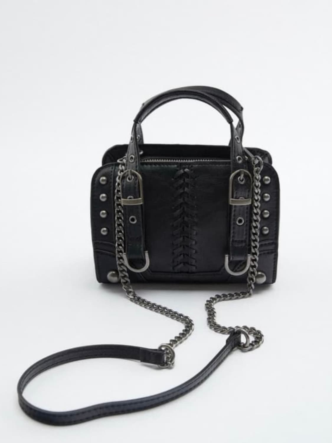 단종) y2k 자라 락 크로스백 핸드백 가방 상품이미지1