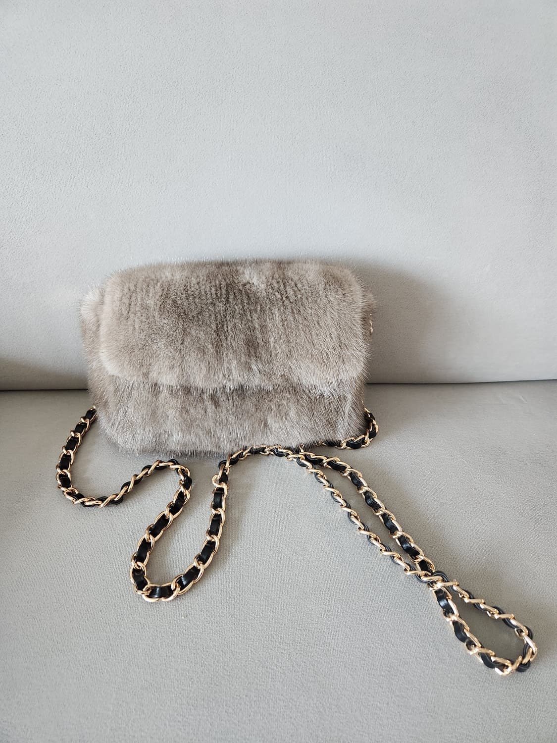 리얼밍크백 리얼밍크가방 밍크체인백 밍크가방 상품이미지1