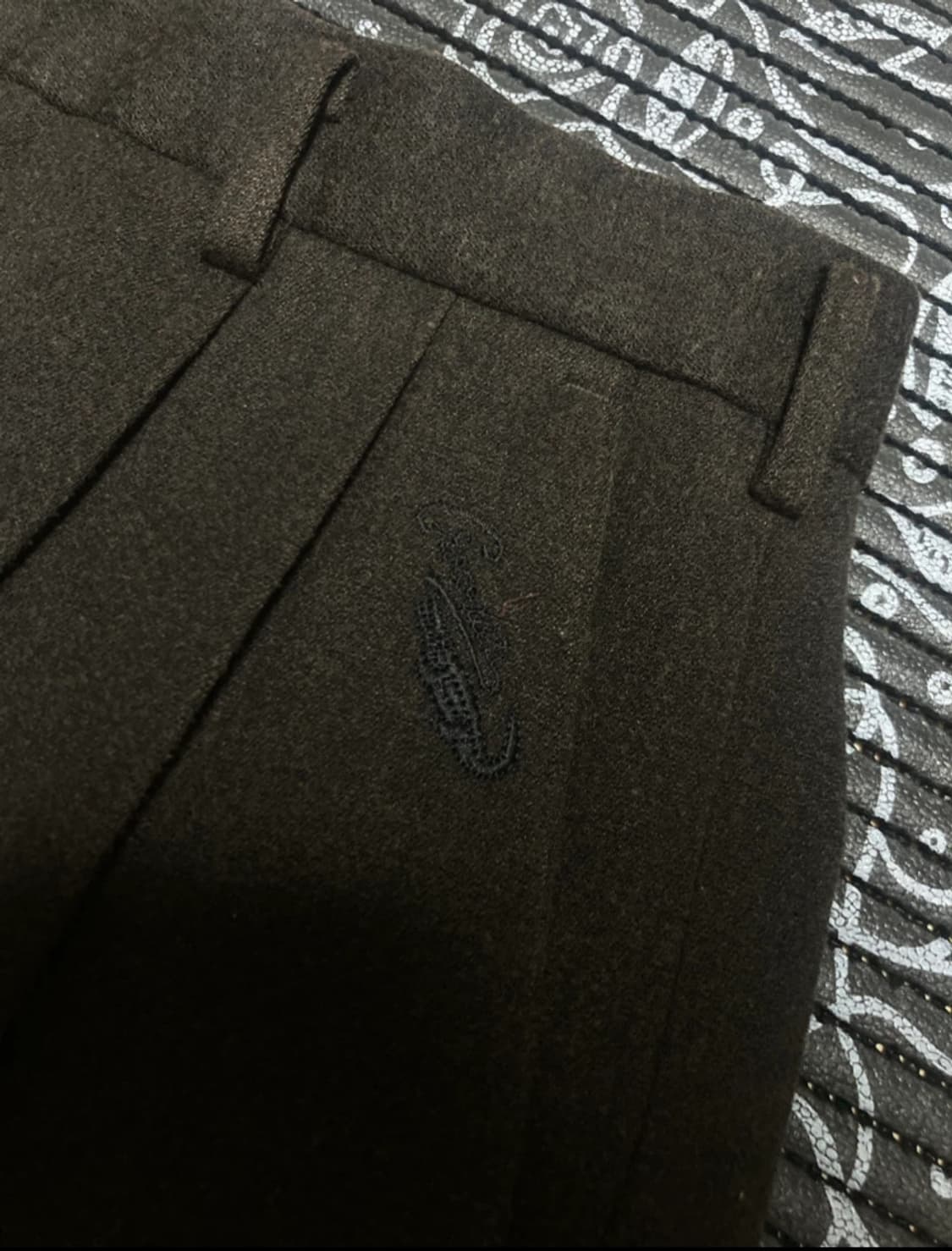 크로커다일 울 혼방 바지 상품이미지1