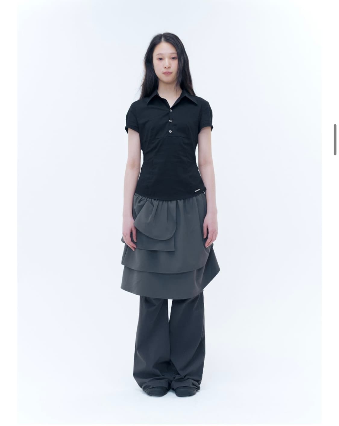 미세키서울 Fitted cap sleeves shirts 상품이미지3