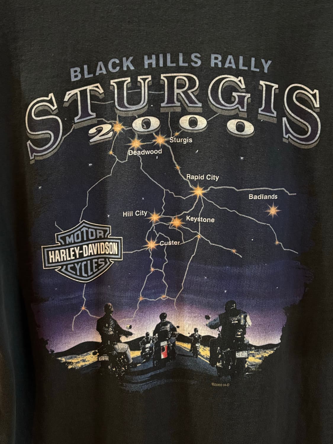 [L] 빈티지 할리데이비슨 sturgis 반팔 상품이미지7