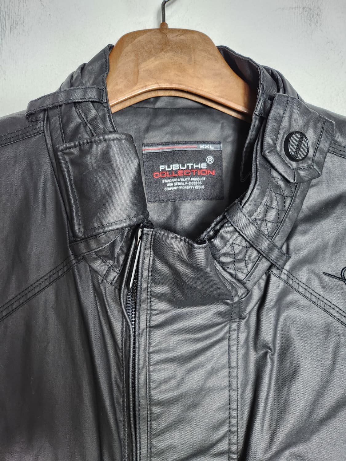 푸부 코팅 바이커 자켓 상품이미지2