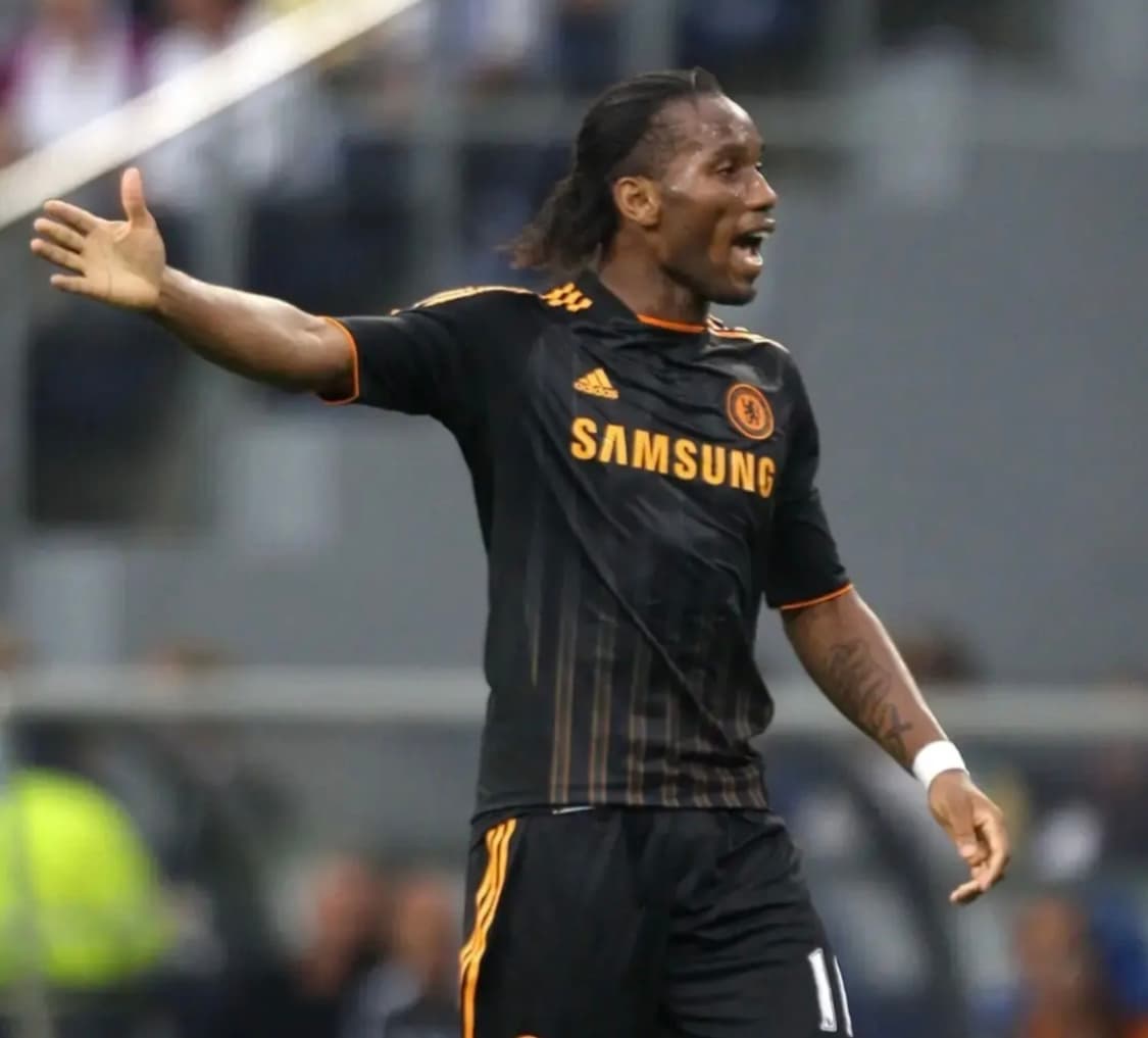 10-11 첼시 어웨이킷 디디에 드록바 유니폼 L 레플리카 상품이미지7