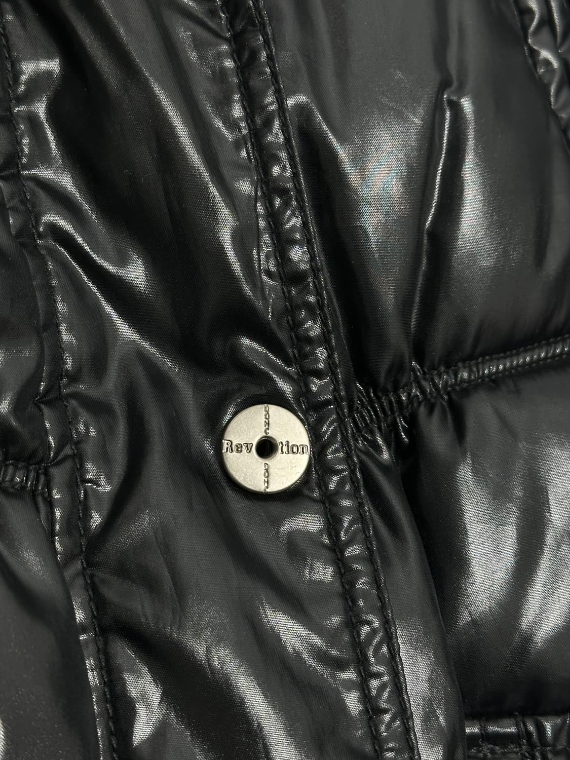 DOHC 스팽글 로고 유광 패딩 베스트 조끼 y2k 와투케 상품이미지5