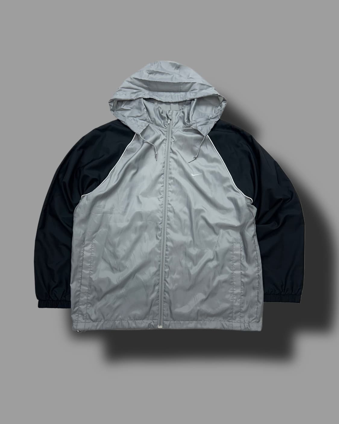 나이키 00s 그레이 배색 바람막이 XXL 상품이미지5