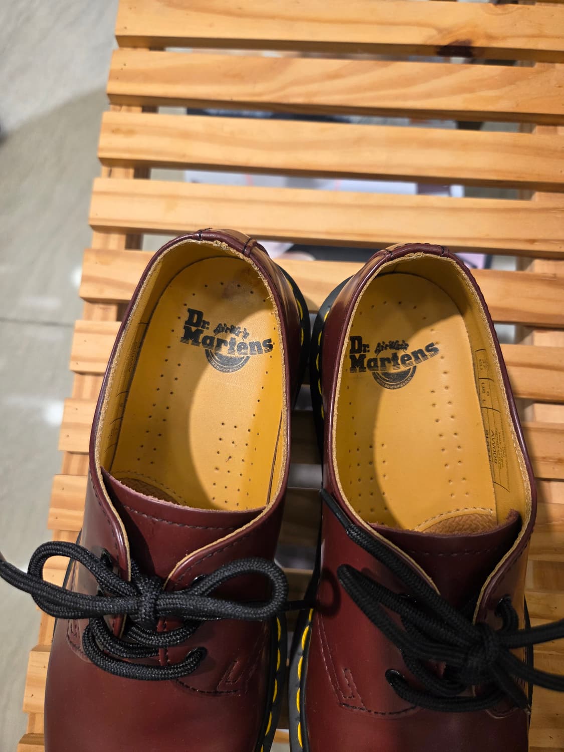 닥터마틴 1461 3홀 스무스 체리레드 상품이미지5