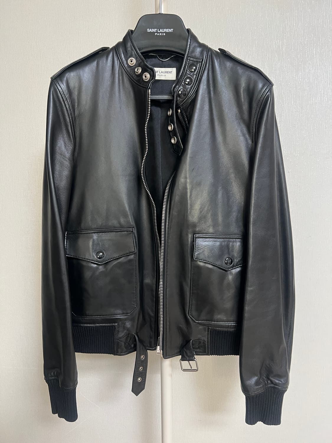 생로랑 레더 자켓 (Saint Laurent Paris) 48 상품이미지2