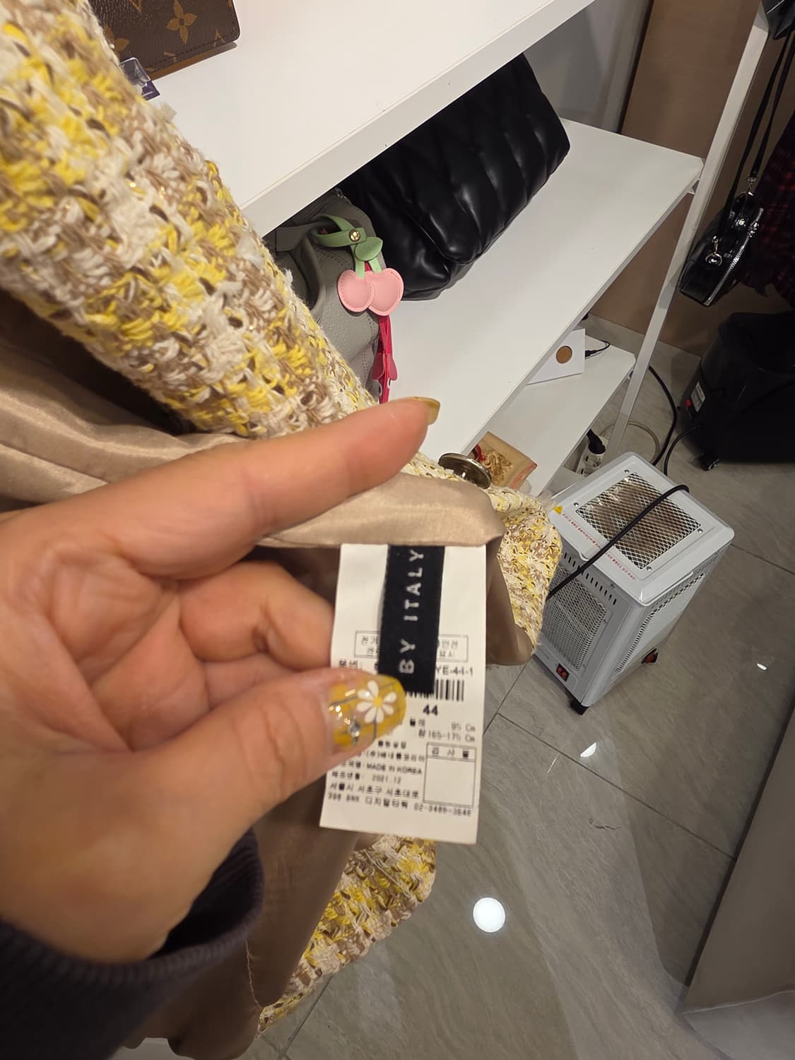 시슬리 이탈리안 패브릭 트위즈 자켓 상품이미지9