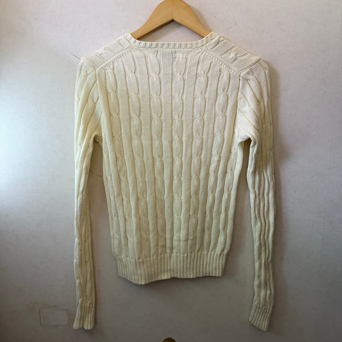 폴로 랄프로렌 브이넥 코튼 스웨터니트 M(55정도) 상품이미지7