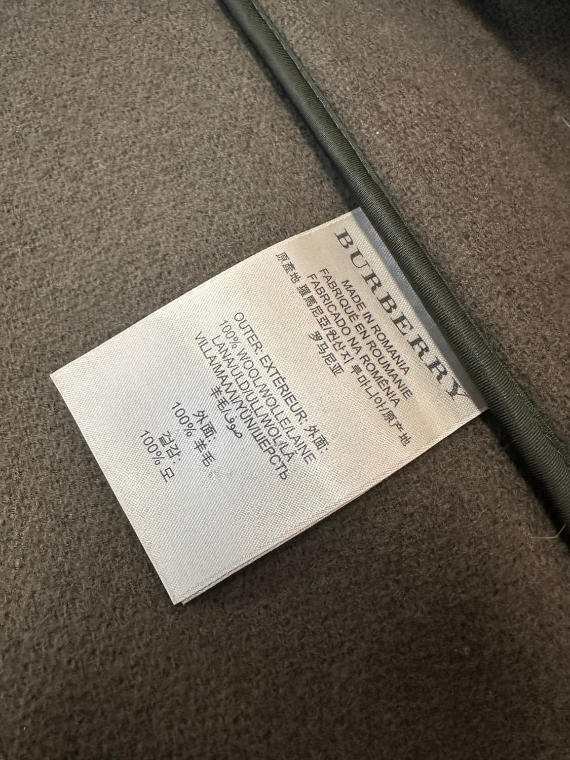 (UK14)버버리 더플코트 카키 상품이미지8