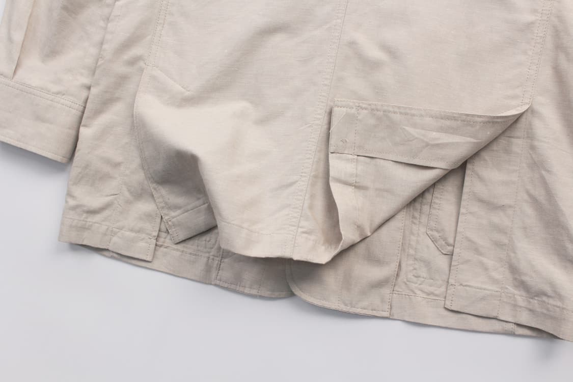 FULL HOUSE TRAVEL Linen Safari Jacket  상품이미지9