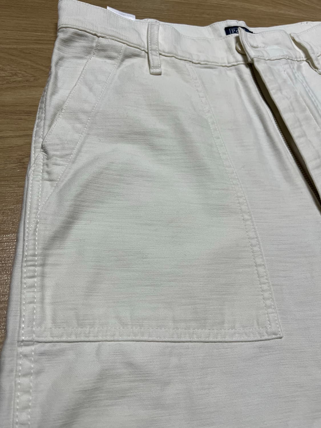 폴로 랄프로렌 베이지화이트 면바지 상품이미지4