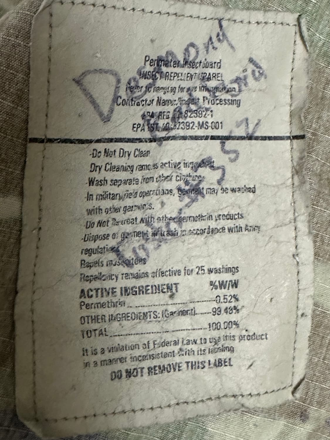 미군 OCP 멀티캠 전투복 상의 (L/XL) (XL) 상품이미지10