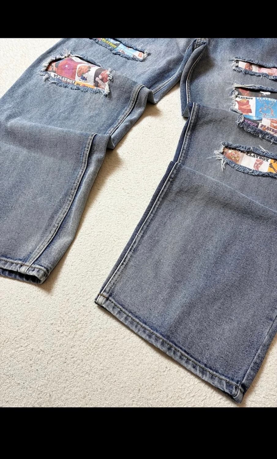 위켄더스 x 플레이보이 24ss 커버 데님 팬츠 PN7006 상품이미지5