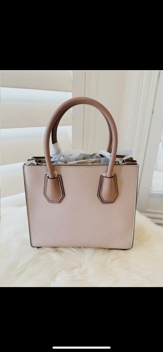 마이클코어스 가방 메신저 크로스백 핸드백핑크베이지 michael kors 상품이미지2