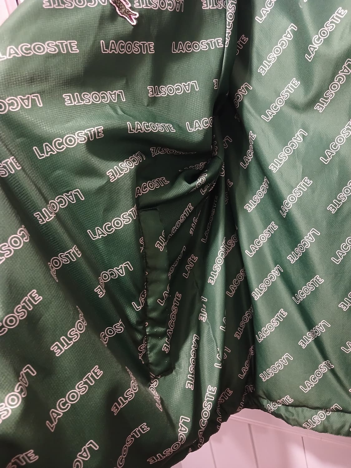 라코스테 정품 남성 양면 패딩 54 (105 까지 가능) 사이즈 상품이미지3